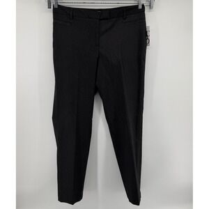 Dalia Collection Woman Charcoal Gray Dress Pants Size 14W Straight Leg NWT